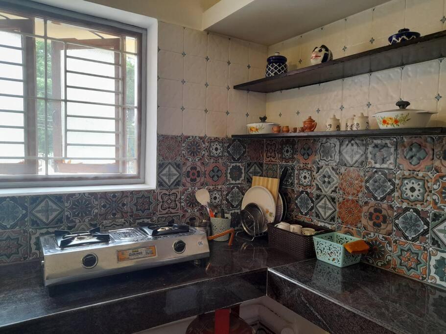 A Chettinad Villa In Coimbatore On The Way To Adiyogi And Nearer To Maruthamalai Extérieur photo