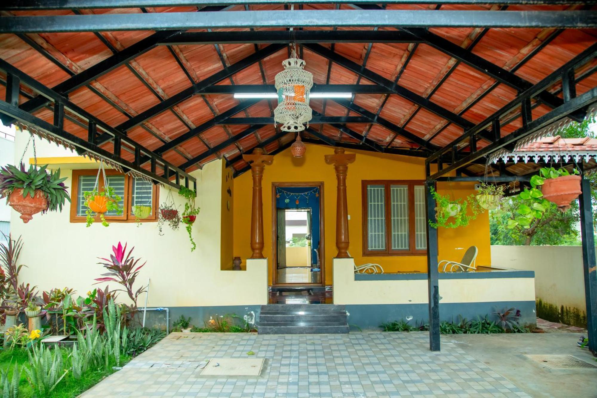 A Chettinad Villa In Coimbatore On The Way To Adiyogi And Nearer To Maruthamalai Extérieur photo